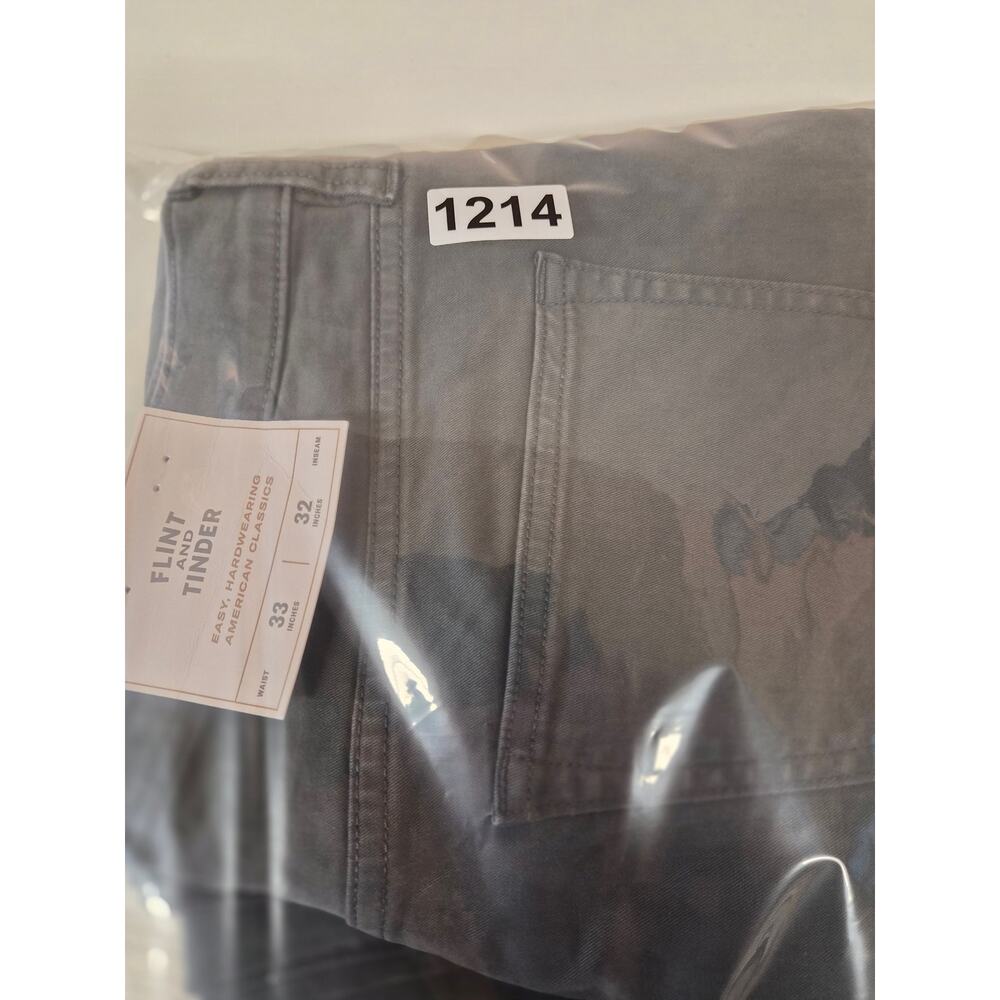NWT Flint and Tinder Chinos Size 33x32 Slate Straight Fit (1214) - Picture 10 of 10